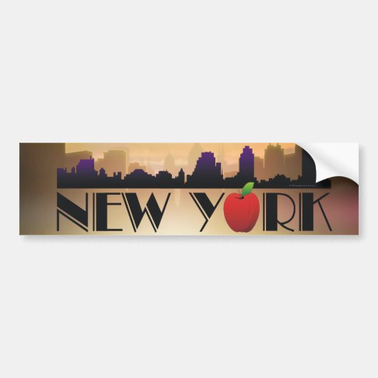 TEE I'm from New York Bumper Sticker バンパーステッカー (正面)