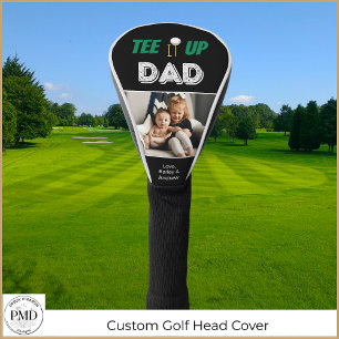 Tee It Upパパカスタム父の日写真 ゴルフヘッドカバー