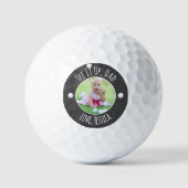 Tee It Up Dad Custom Photo ゴルフボール (正面)