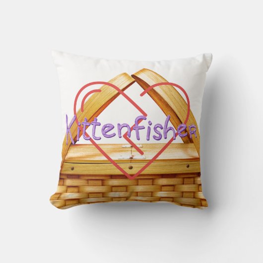 TEE Kittenfisher クッション (正面)