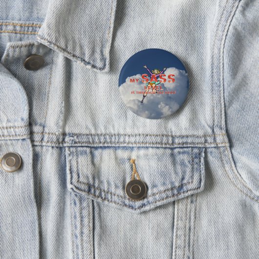 TEE My Sass Level Buttons 缶バッジ (インサイチュ)