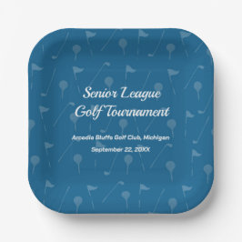 Tee Off in Style - Golf Party Tableware ペーパープレート