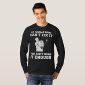 Tee Off to Happiness:もしGolfing Cant Fix It, You Tシャツ (正面フル)
