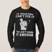 Tee Off to Happiness:もしGolfing Cant Fix It, You Tシャツ (正面)