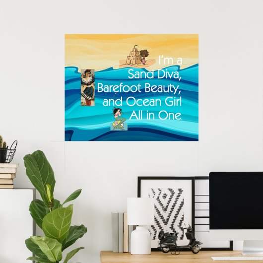 TEE Sand Divaポスター ポスター (ホームオフィス)