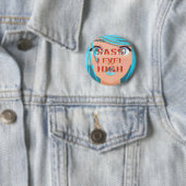 TEE Sass Level High Buttons 缶バッジ (インサイチュ)
