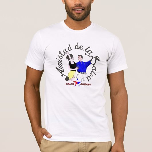 Tee-Shirt Amistad de la salsa blanc Tシャツ (正面)
