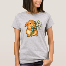 Tee-shirt avec un lapin mignon. tシャツ