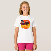 Tee Shirt Basic A Manches Longue Fille Halloween Tシャツ (正面フル)