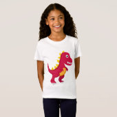 Tee Shirt Basic Fille Dinosaure Tシャツ (正面フル)