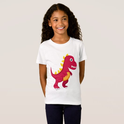 Tee Shirt Basic Fille Dinosaure Tシャツ (正面フル)