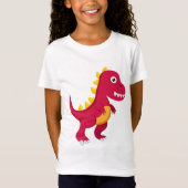 Tee Shirt Basic Fille Dinosaure Tシャツ (正面)