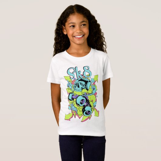 Tee shirt enfant fille Skateparc Tシャツ (正面フル)
