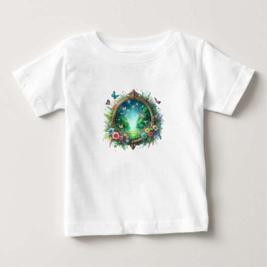 tee shirt enfant mirroir magique  ベビーTシャツ (正面)