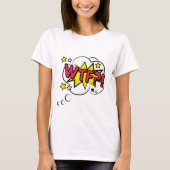 Tee shirt Femme Manches Longues Comics Tシャツ (正面)