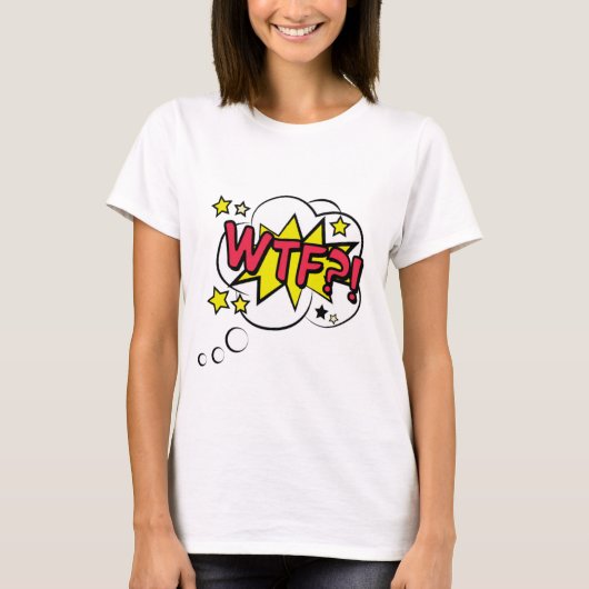 Tee shirt Femme Manches Longues Comics Tシャツ (正面)