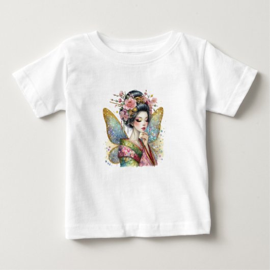 tee shirt geisha  ベビーTシャツ (正面)