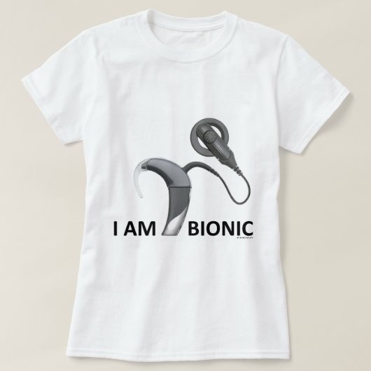 tee shirt implant cochlear bionic tシャツ (デザイン正面)