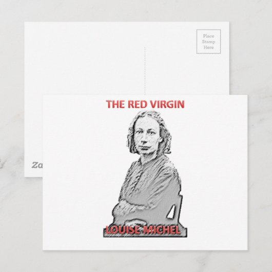 tee shirt louise michel ポストカード (正面/裏面)