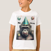 Tee Shirt with Gorilla for Boys Tシャツ (正面)