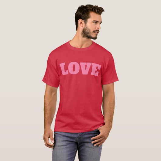 Tee shirt with monogram "LOVE" Tシャツ (正面フル)