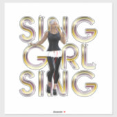 TEE Sing Girl Sing シール (シート)