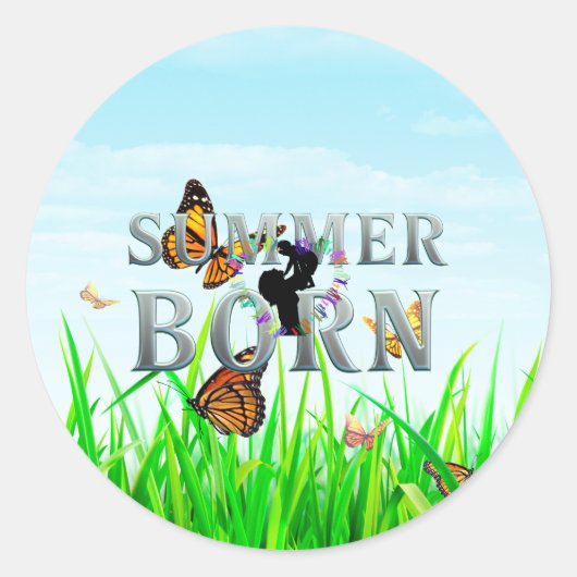 TEE Summer Born ラウンドシール (正面)