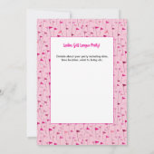 Tee Time Celebration – League Party Invite 招待状 (裏面)