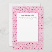 Tee Time Celebration – League Party Invite 招待状 (裏面)