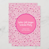 Tee Time Celebration – League Party Invite 招待状 (正面/裏面)