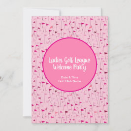 Tee Time Celebration – League Party Invite 招待状