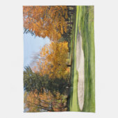 Tee Time in Autumn キッチンタオル (縦)