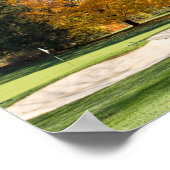 Tee Time in Autumn ポスター (角)