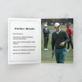 Tee Time Magazine風ゴルフパーティー 招待状 (内部)