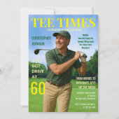 Tee Times 60th誕生日パー・ティー 招待状 (正面)
