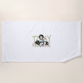 TEE Tipsy Karaoke ビーチタオル (正面)