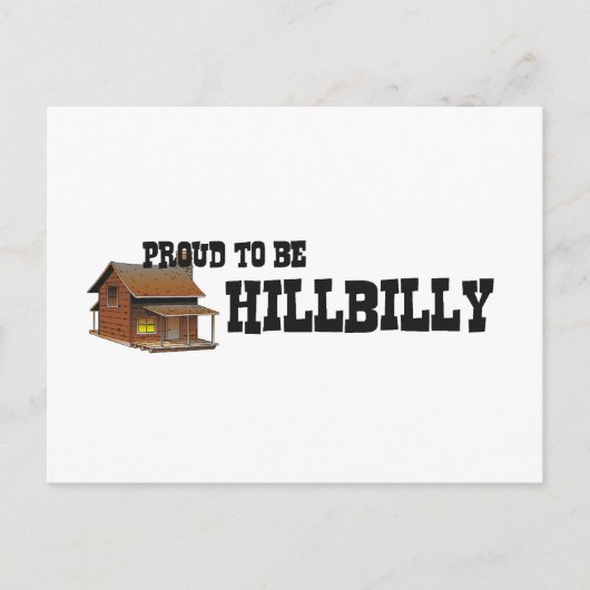 TEE to 誇りを持った be Hillbilly ポストカード (正面)