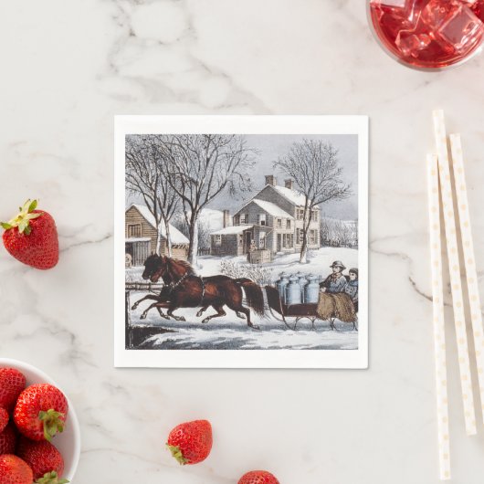 TEE Winter Ride スタンダードカクテルナプキン (インサイチュ)