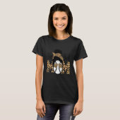 Teeball Mom Leopard Ball Mom's Day Tシャツ (正面フル)