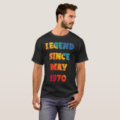 TEEBIMレトロヴィンテージ伝説1970年5月以素晴らし降 Tシャツ (正面フル)