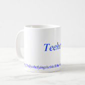 Teehee! 、http://kellysthelyingthebitchthewardro..。 コーヒーマグカップ (正面左)