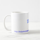 Teehee! 、http://kellysthelyingthebitchthewardro..。 コーヒーマグカップ (左)