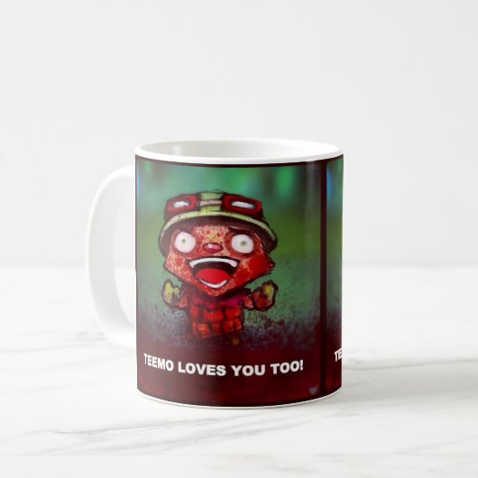 teemo love u コーヒーマグカップ (正面左)