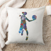 Teen Basketball Player クッション (ブランケット)