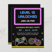 Teen Gaming Gamer Boy Video Game Player (正面/裏面)