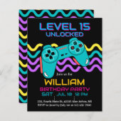 Teen Gaming Gamer Boy Video Game Player Birthday (正面/裏面)