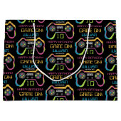 Teen Gaming Gamer Video Game Player Birthday ラージペーパーバッグ (正面)