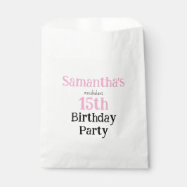 Teen Nonchalant Birthday Party Invitation フェイバーバッグ