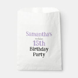 Teen Nonchalant Birthday Party Invitation フェイバーバッグ