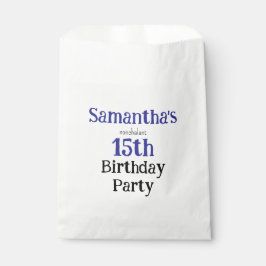 Teen Nonchalant Birthday Party Invitation フェイバーバッグ